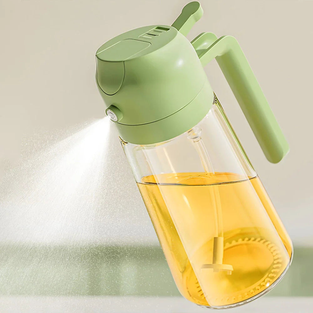 Spray Borrifador para Azeite e Óleo Antirrespingo - Porta Azeite de Vidro 470ml - Nidus