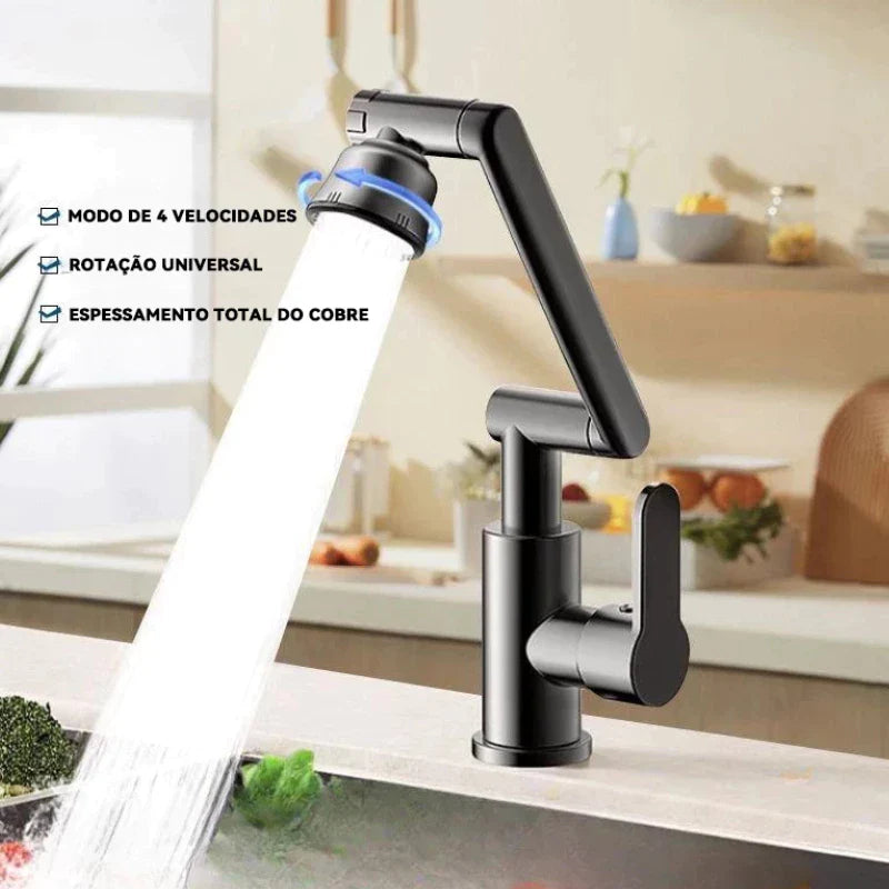 Torneira De Braço Robótico Para Cozinha e Banheiro 360° rotativa