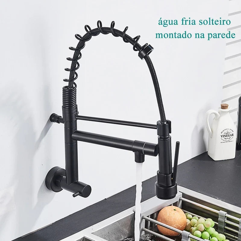 Torneira Cozinha Gourmet Montada na Parede - Nidus