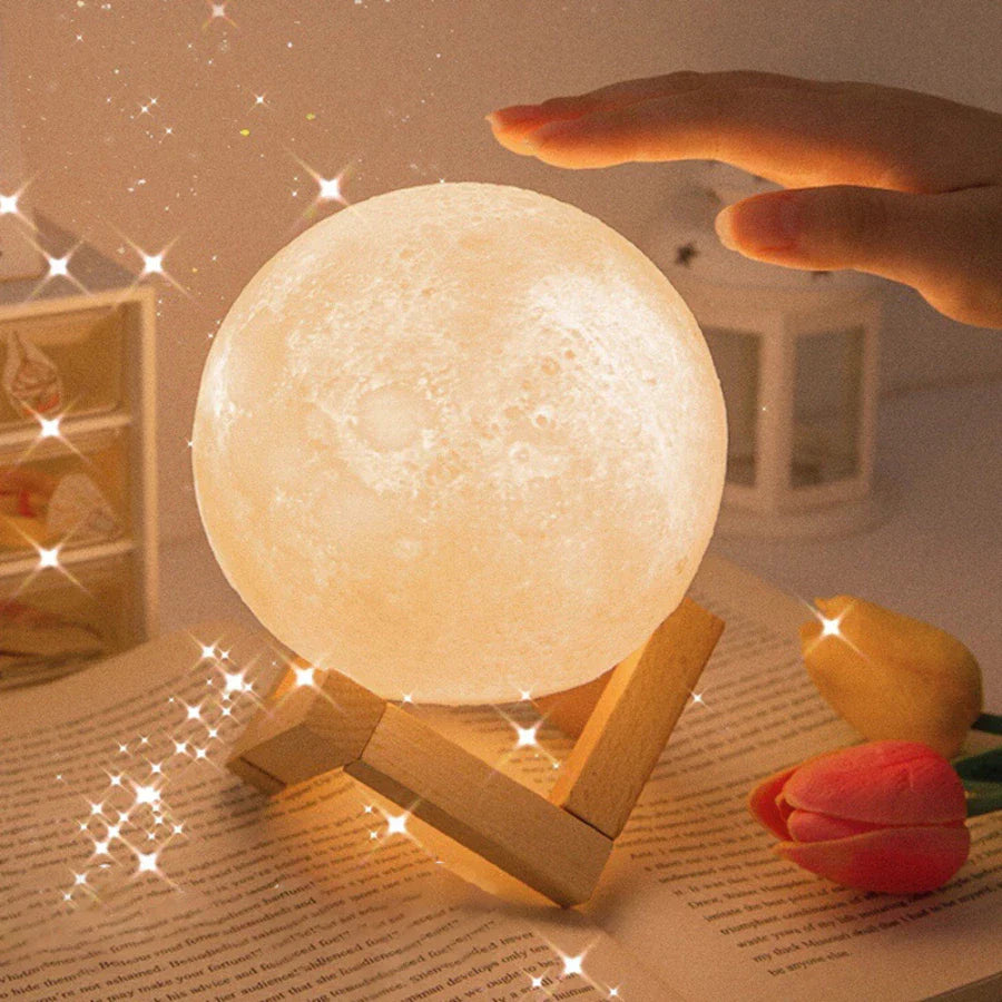 Luminária Lua 3D MoonGlow - Nidus